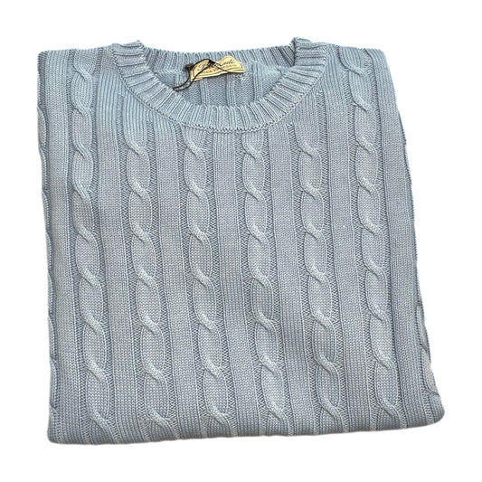 Girocollo donna a trecce di cotone. Realizzato con tessuti di prima qualità, Made in Italy. Scopri eleganza e qualità di questo prodotto nella storica maglieria di lusso Bellandi dal 1952, negozio fisico a Viareggio.