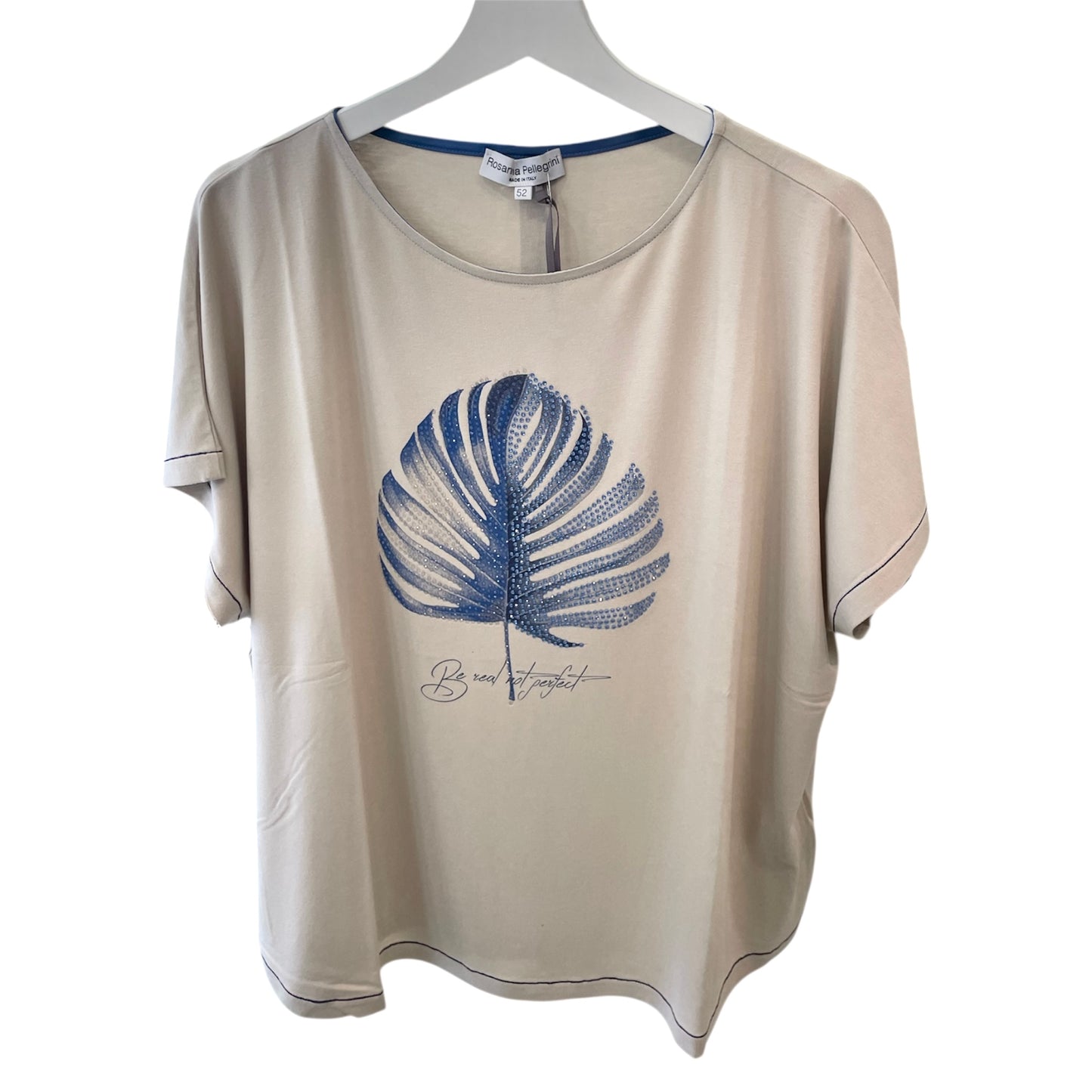 VISCOSE T-SHIRT WITH PATTERN