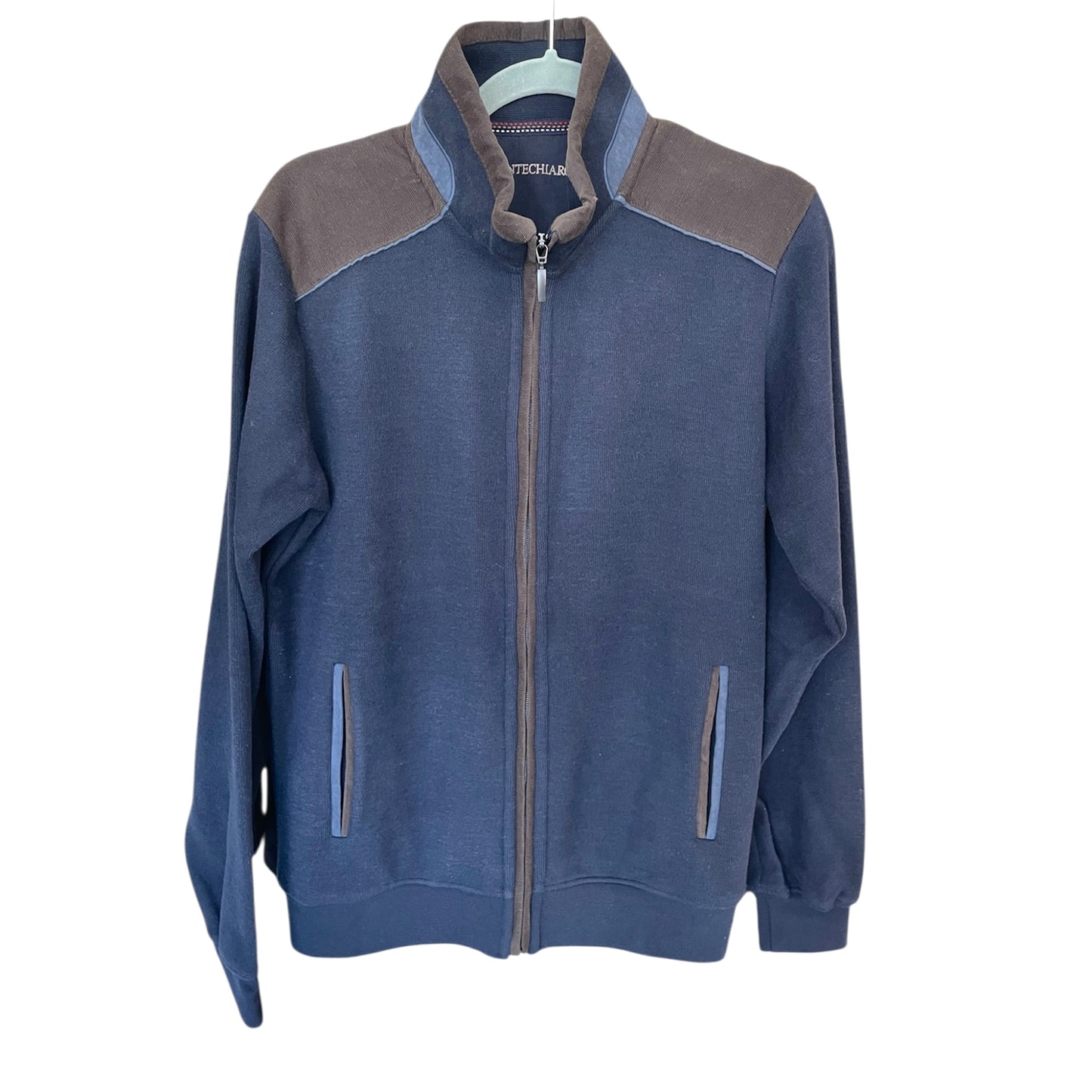 ZIP-UP SWEATSHIRT WITH ALCANTARA TRIM