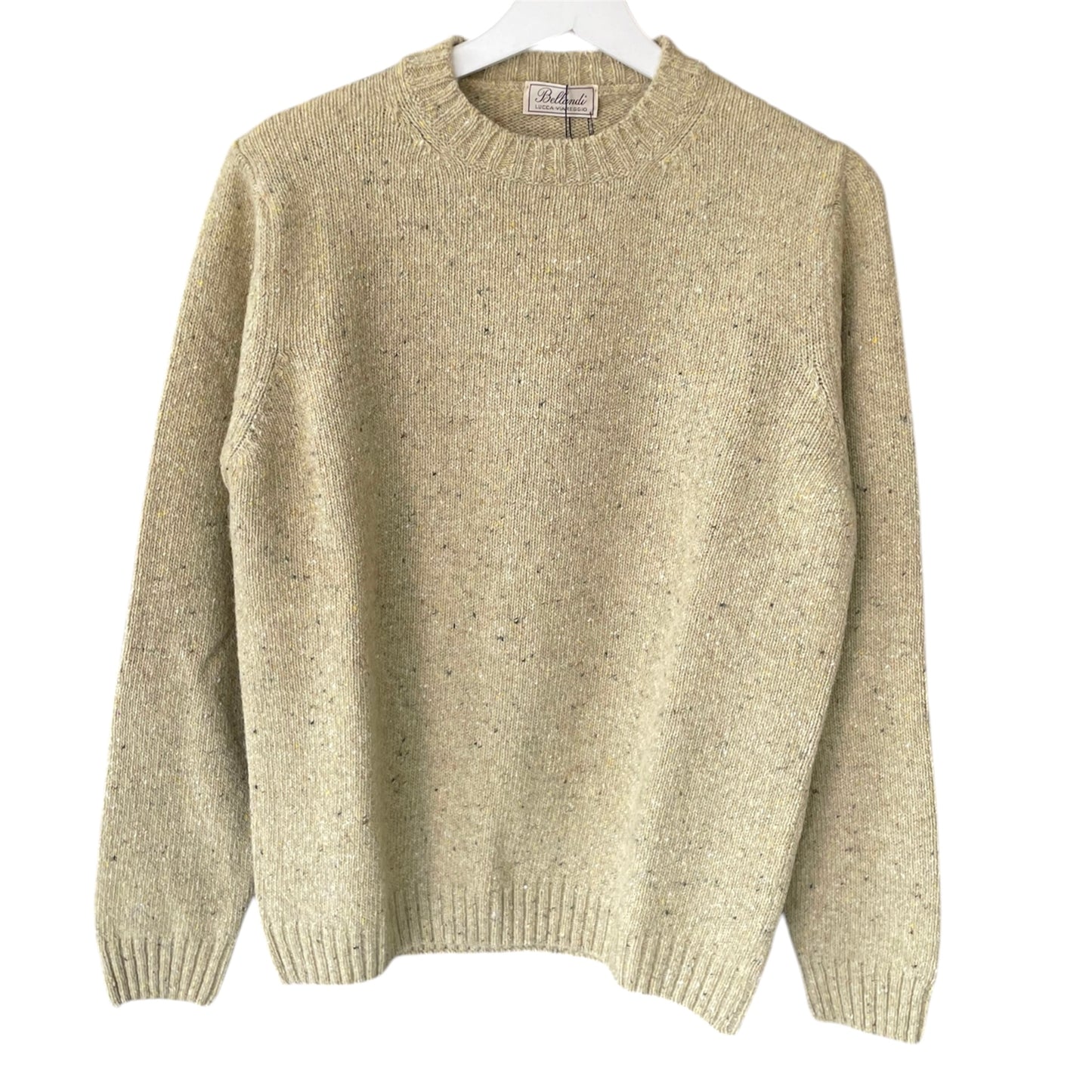 Maglia Donegal da Uomo color giallo e verde. Composizione 80% Lana, Made in Italy. Realizzato con tessuti di alta qualità, Scopri eleganza e qualità di questo prodotto nella storica maglieria di lusso Bellandi dal 1952, negozio fisico a Viareggio.