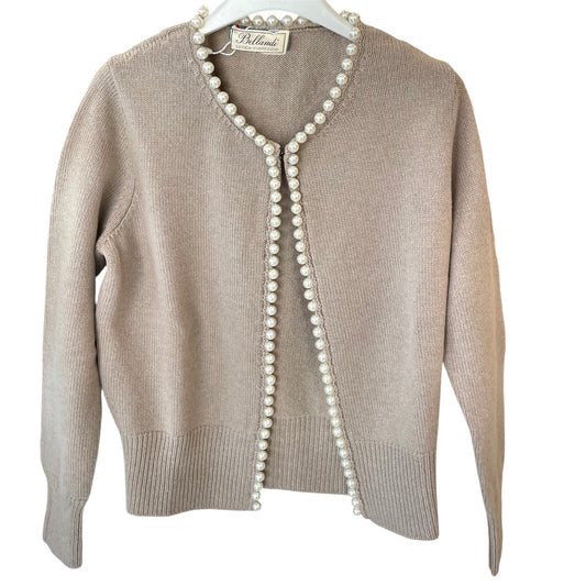 GIACCA APERTA CON PERLE