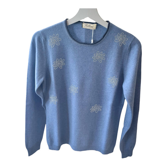 Sweater with glittery pattern