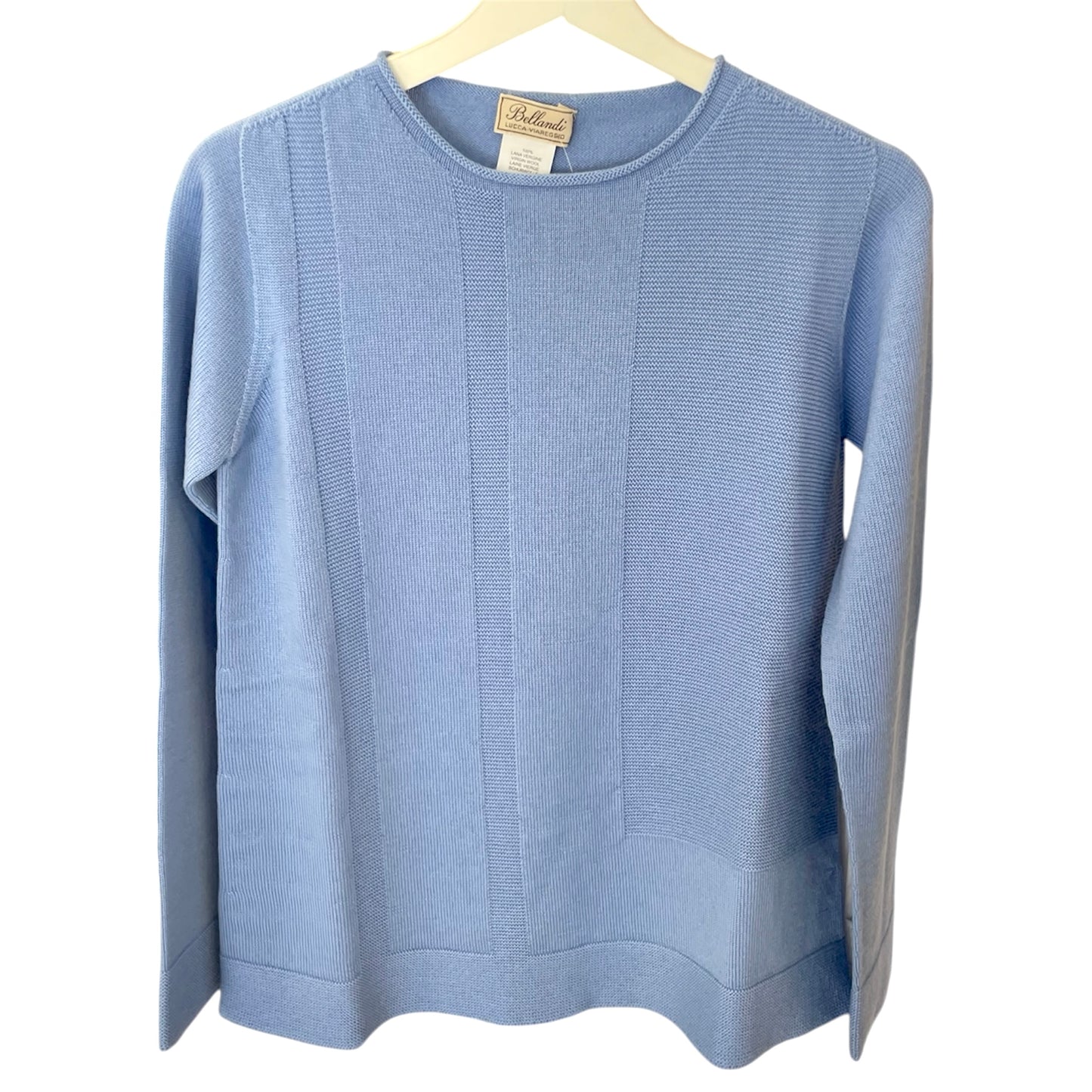 MAGLIA GIROCOLLO CON LAVORAZIONE